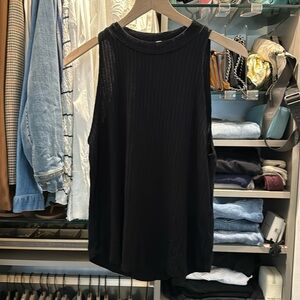 LNA - ribbed tank (black) size L (fits S-M)- softest material!
